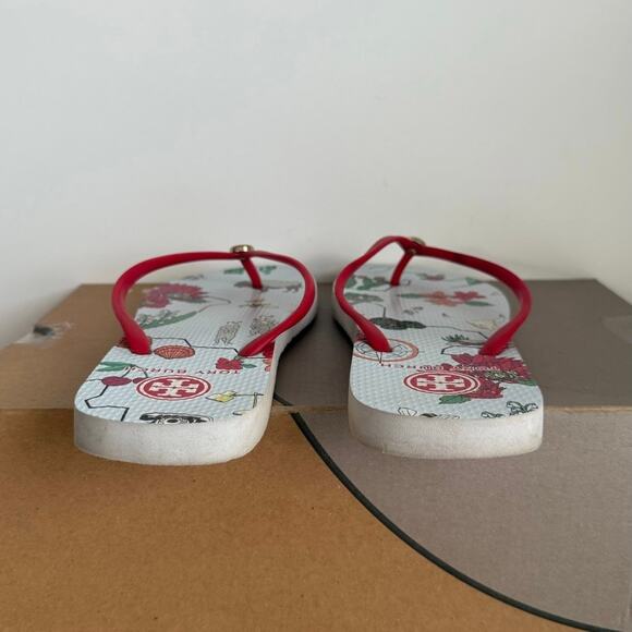 Tory Burch Multicolor Flip Flops Women Sandals - SZ 8 - Picture 4 of 8